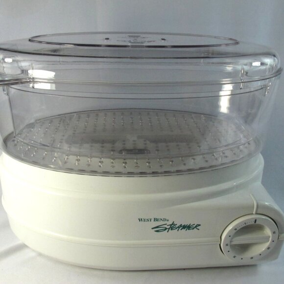 West Bend Vintage Electric Food Vegetable Egg Steamer Rice Cooker #86600 - Picture 2 of 5